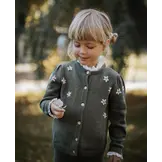 DAISY HAND EMBROIDERED CARDIGAN