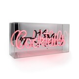 COCKTAILS acrylic neon