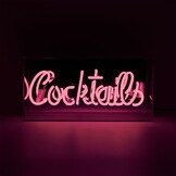 COCKTAILS acrylic neon