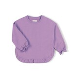 Ruffled Sweater Purple