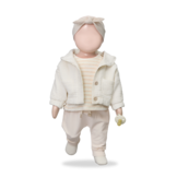 lined jacket FELIX ecru