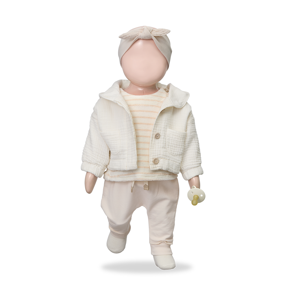 lined jacket FELIX ecru