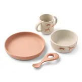 Vivi printed tableware set Dream ecru