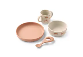 Vivi printed tableware set Dream ecru