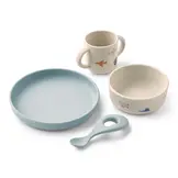 Vivi printed tableware set Aviator/Ecru
