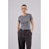 WBLHEATHER SS TEE Dark Grey Meleange