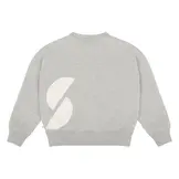 Sammy badge sweater Grey melange