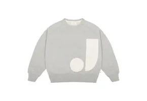 Sammy badge sweater Grey melange