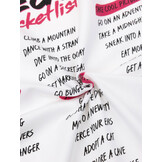 T-shirt No regrets Off-white