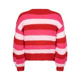 Knitted sweater Annelies Pink/red