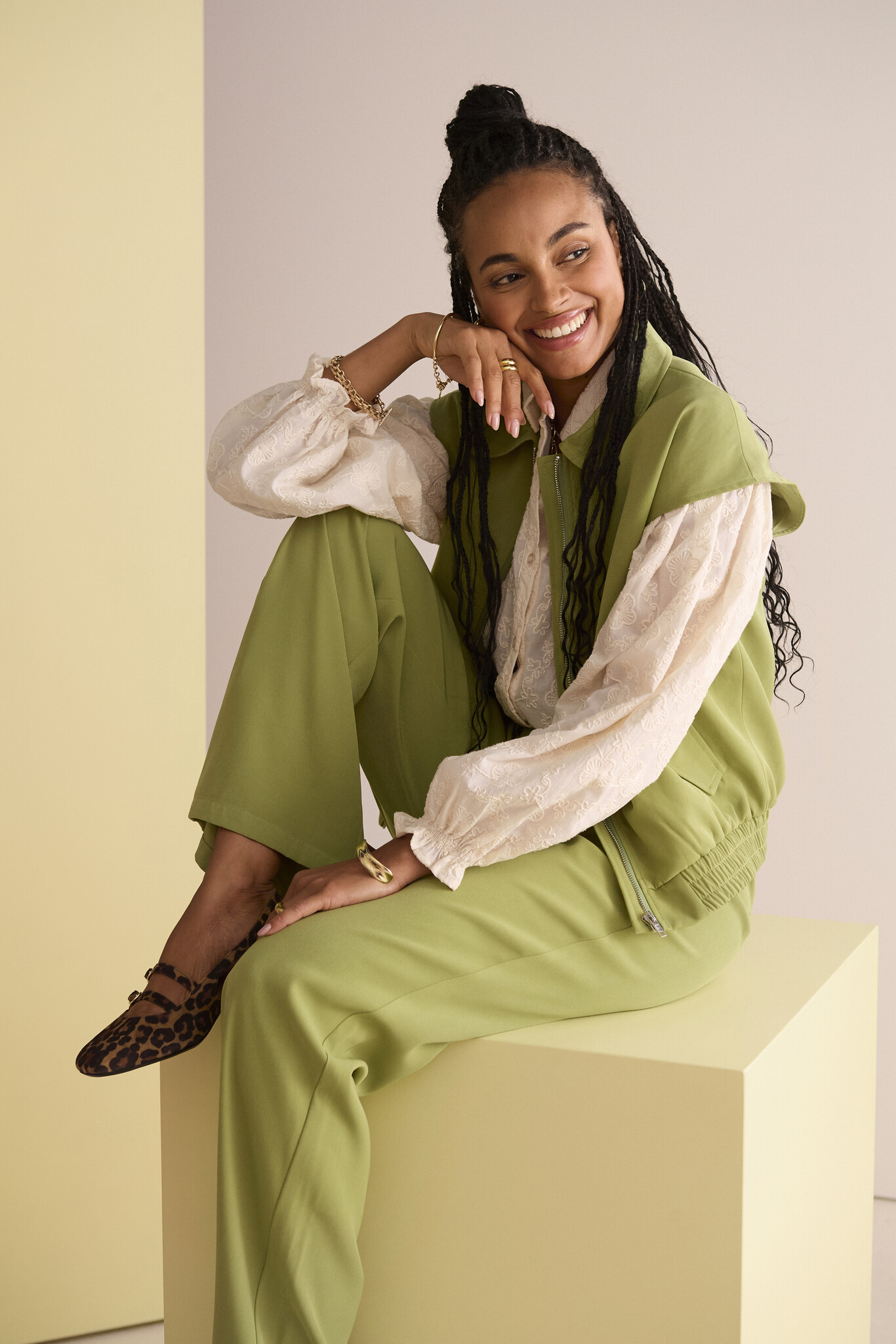 Gilet Danielle Apple green