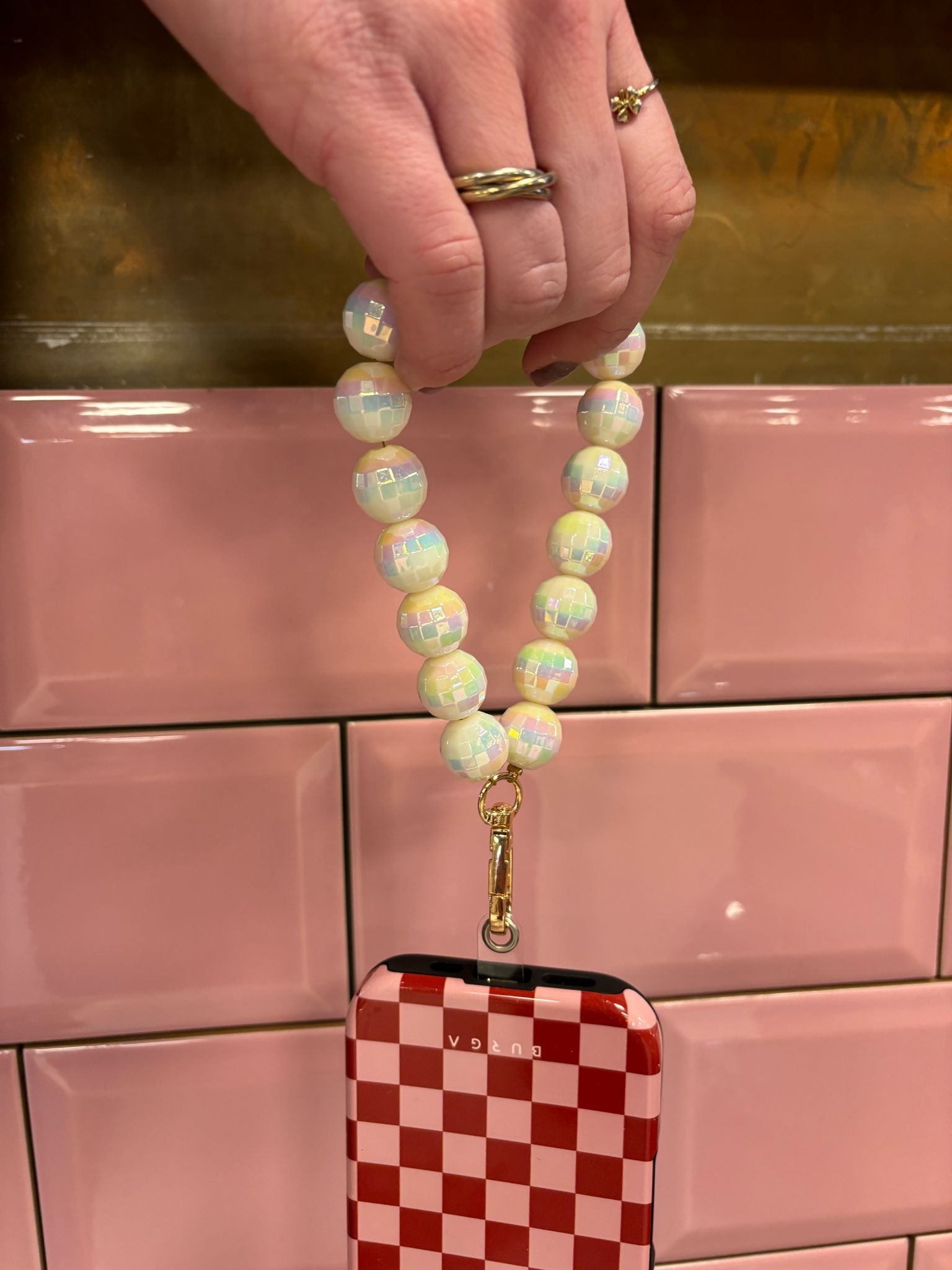Phone Strap Disco Parel