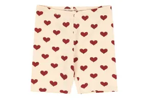 CLASSIC SHORT LEGGING GOTS AMOUR ROUGE