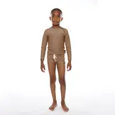 Chocolate Malt Ribbed swimshort Chocolate Malt