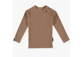 Chocolate Malt Ribbed LS Tee Chocolate Malt