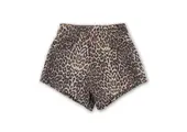 Jeans Short Leopard AOP