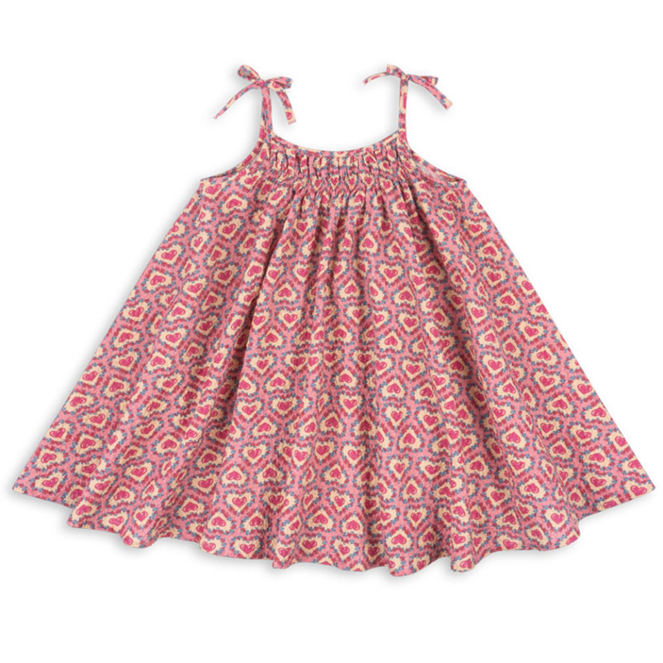 VIVIAN STRAP DRESS GOTS Felice rose
