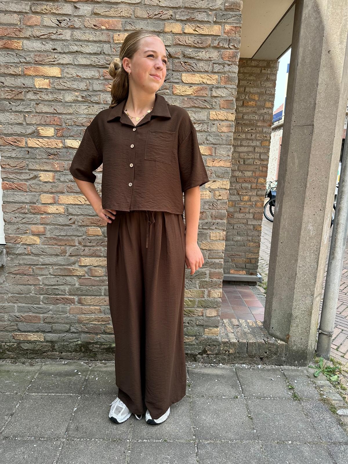 CO-ORD Set Lilly Choco Brown