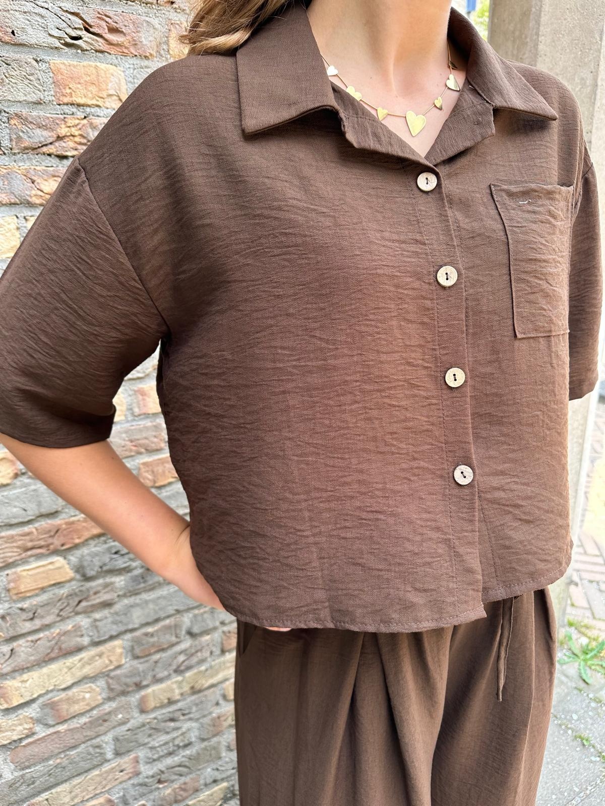 CO-ORD Set Lilly Choco Brown