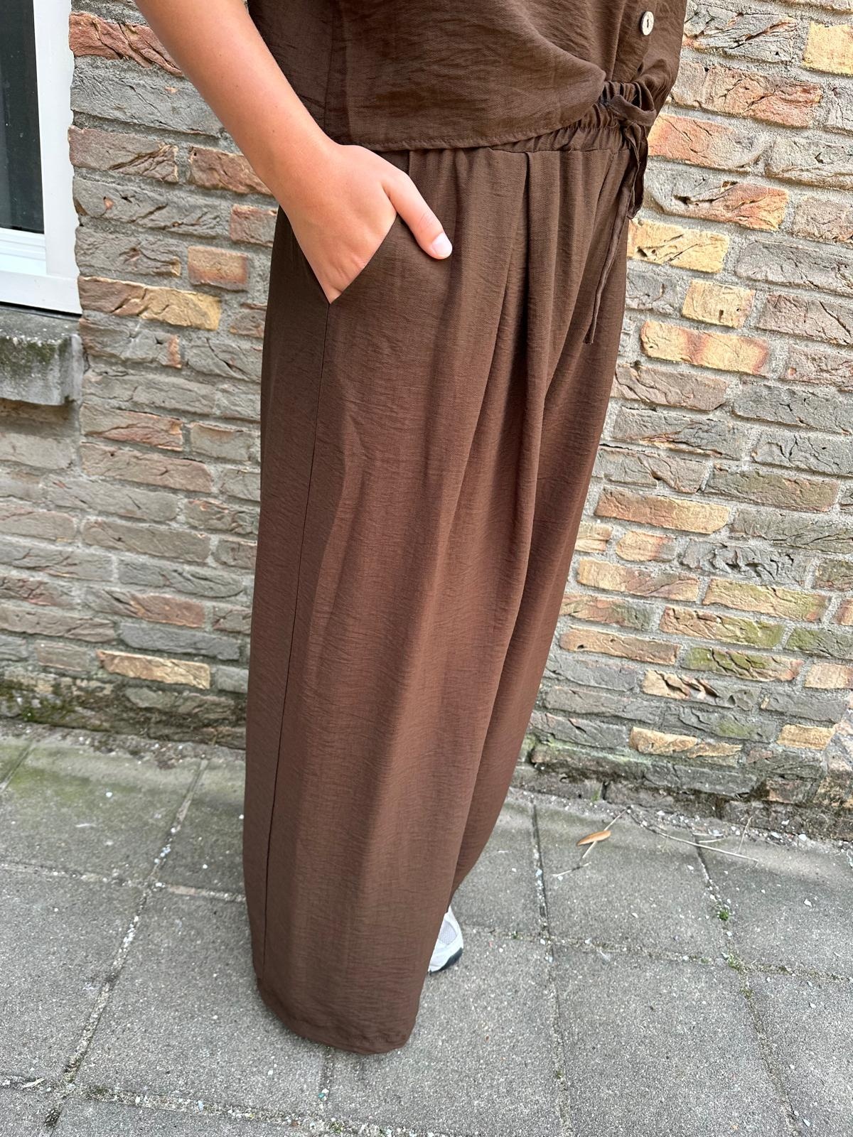CO-ORD Set Lilly Choco Brown