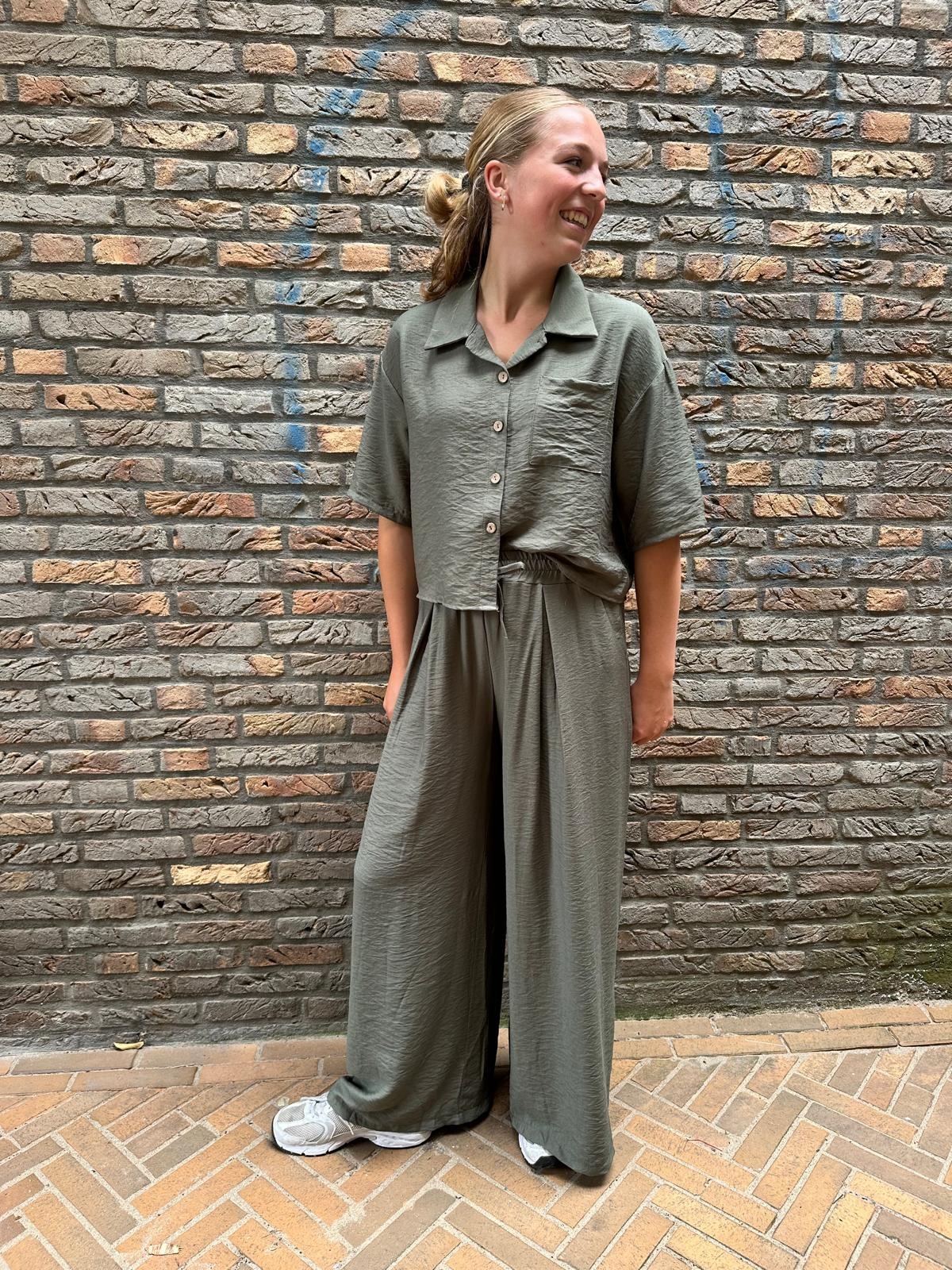 CO-ORD Set Lilly Army Green