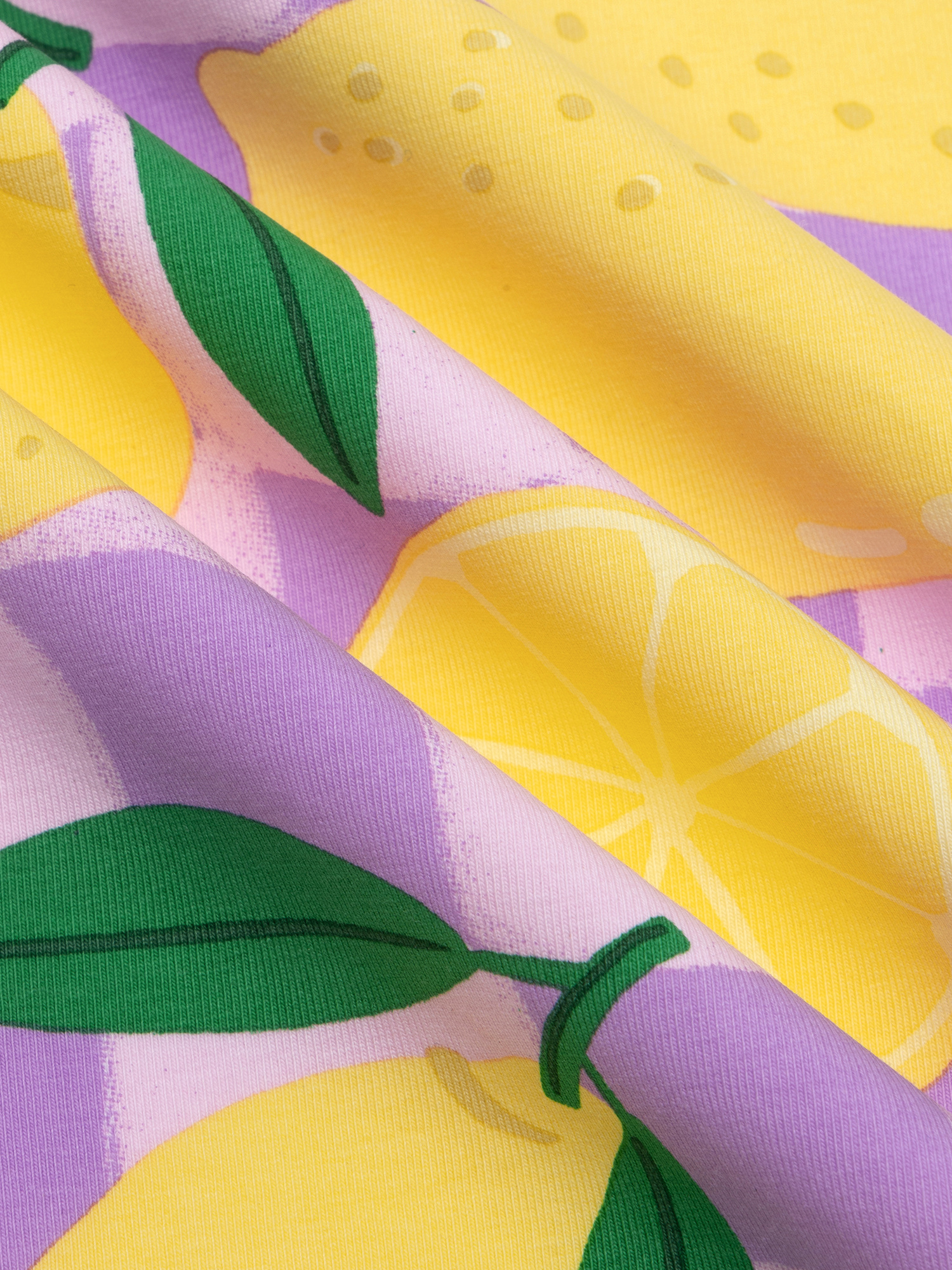 T-shirt Les Citrons Lilac/yellow