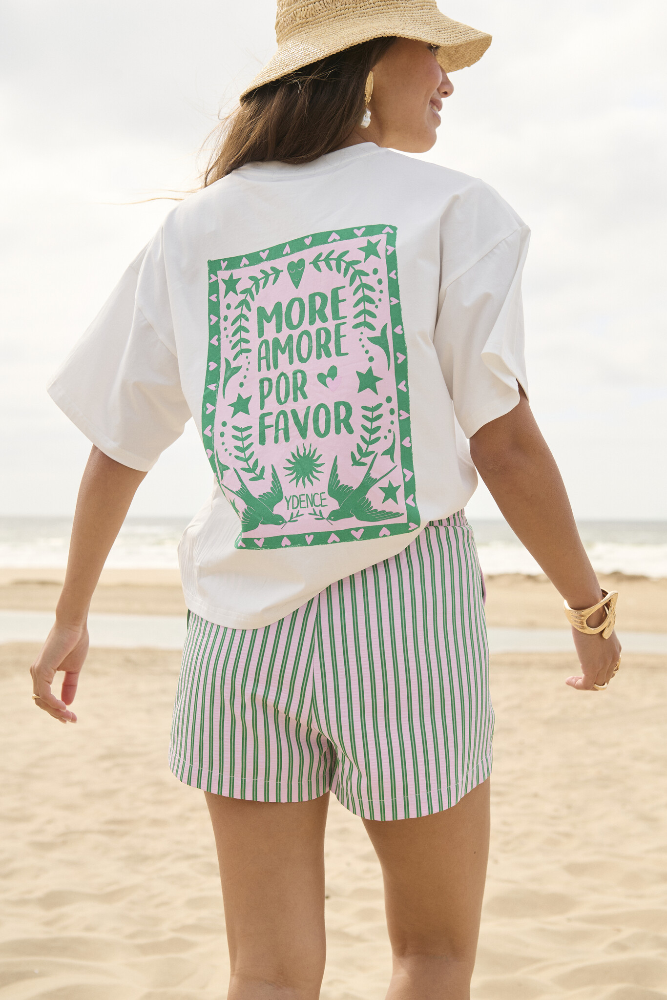 T-shirt More Amore Off-white