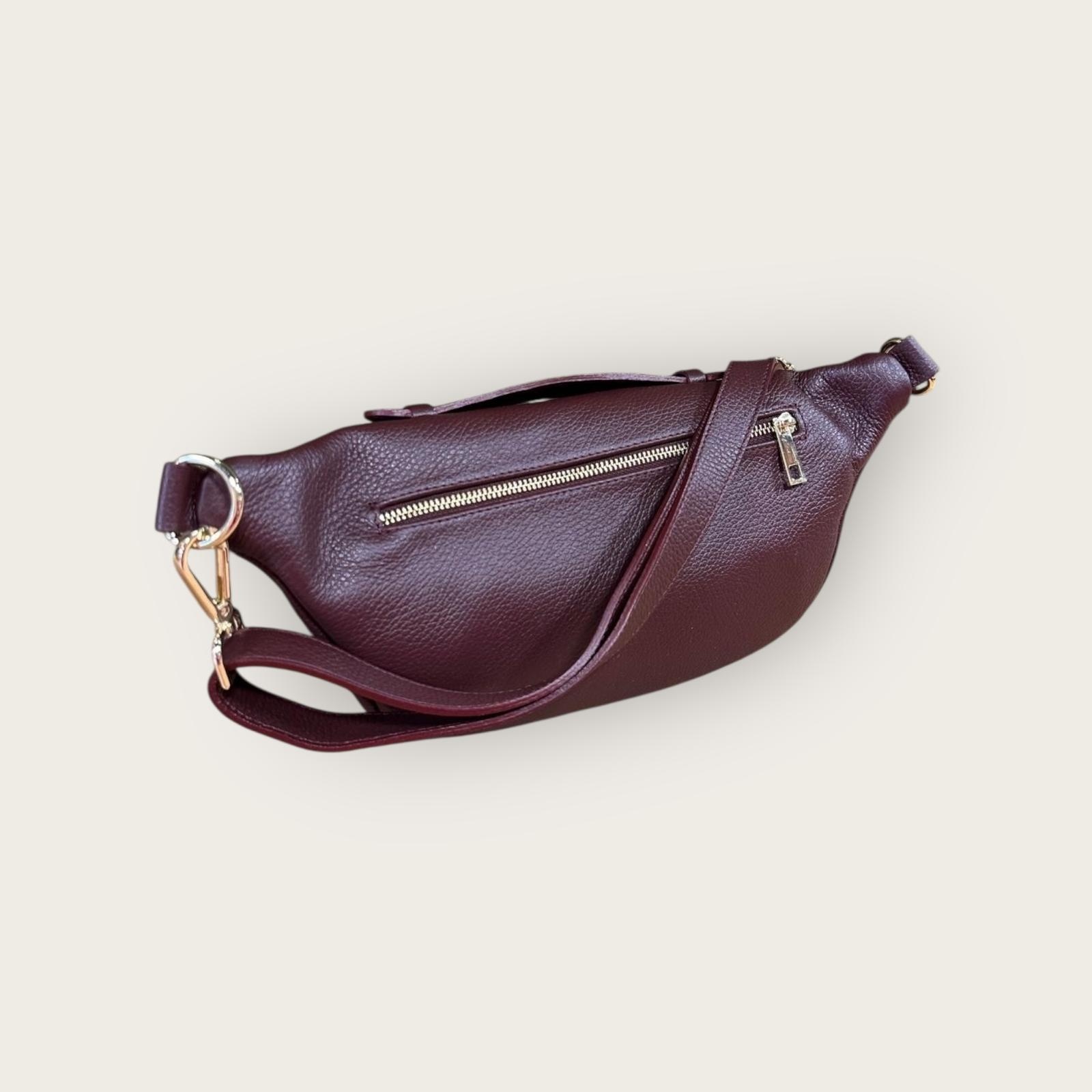 Cleo Bag Burgundy Leather