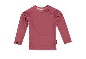 Garnet Ribbed LS Tee Garnet