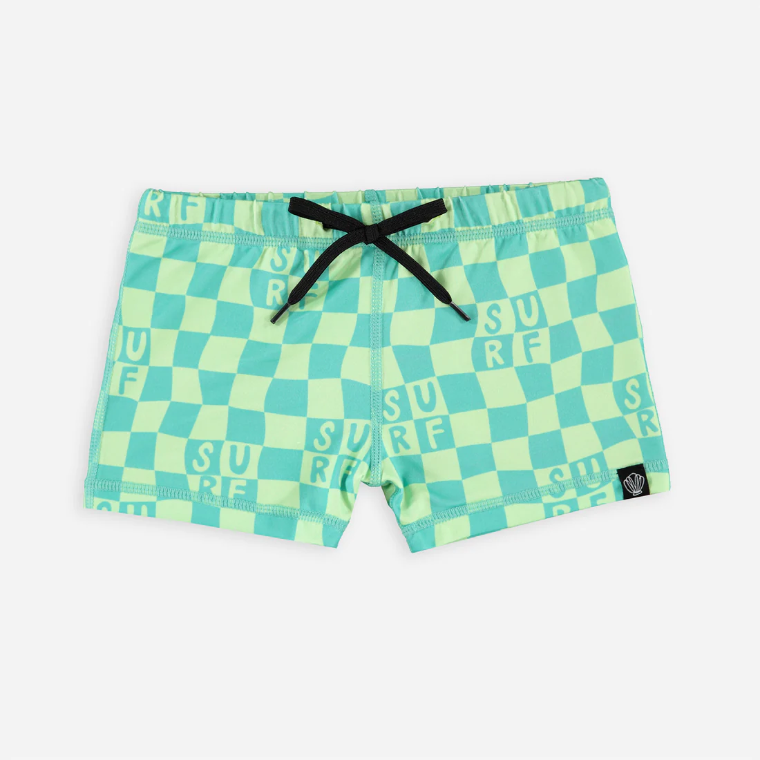 Checkered Surf Swimshort Green