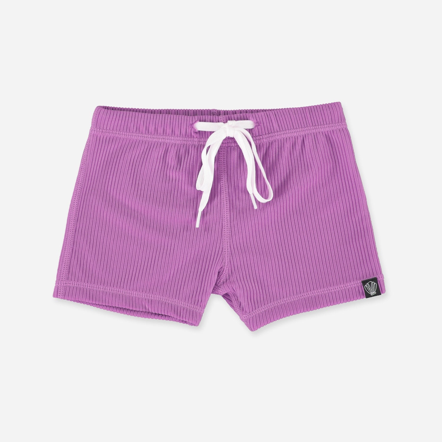 Orchid Ribbed Swimshort Purple