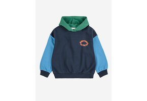 Tic Tac Toe color block hoodie