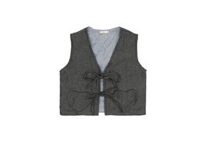 LOLA GILET Denim grey