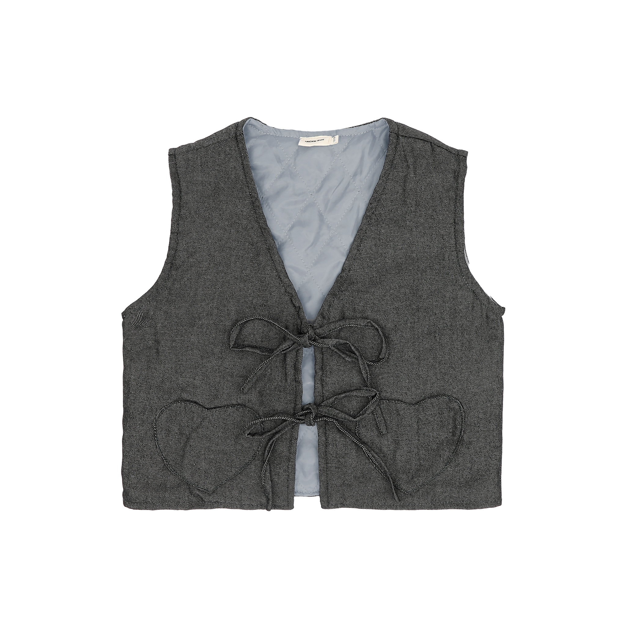 LOLA GILET Denim grey