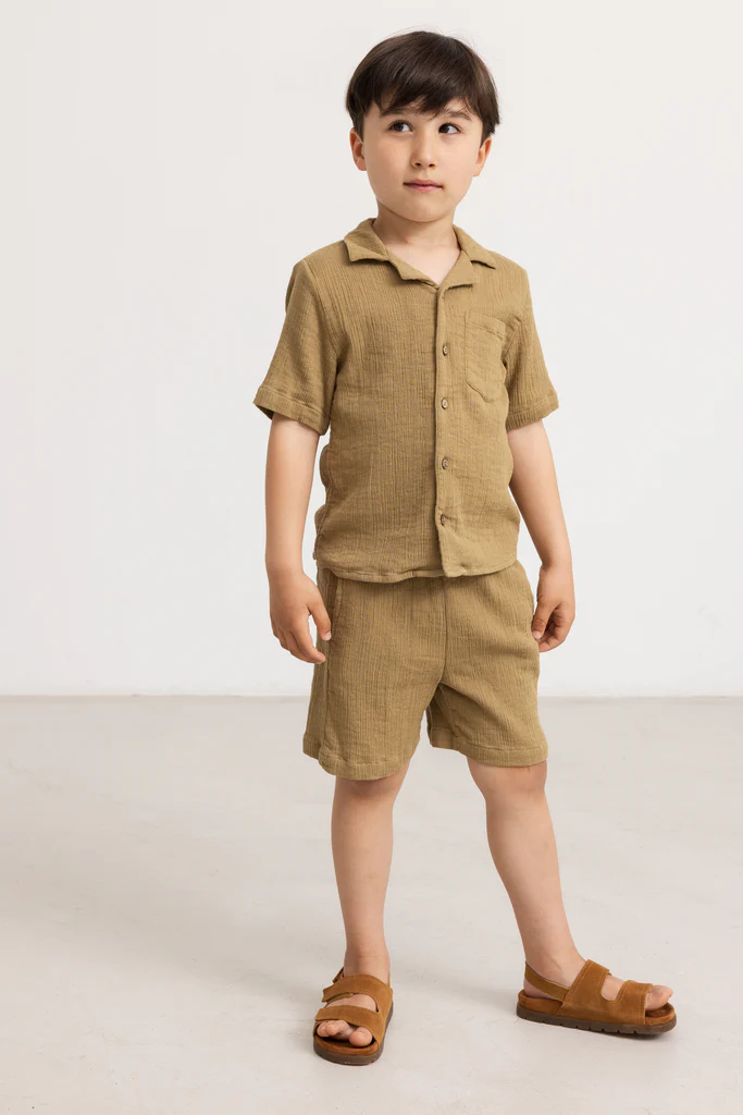 Pal Cotton Crincle Dark Dijon