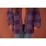 Check Jacket Purple Checkered