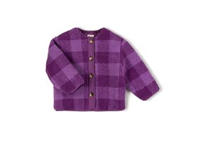Check Jacket Purple Checkered