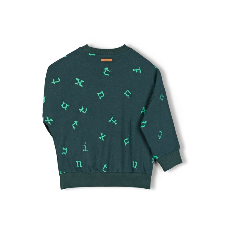 Stamp Sweater Moss