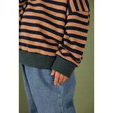 Rel Sweater Navy Stripe