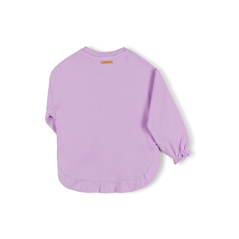 Ruffled Sweater Lila