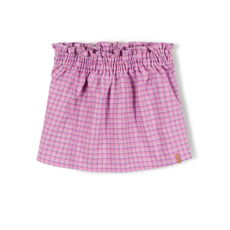 Tos Skirt Lila Checkered