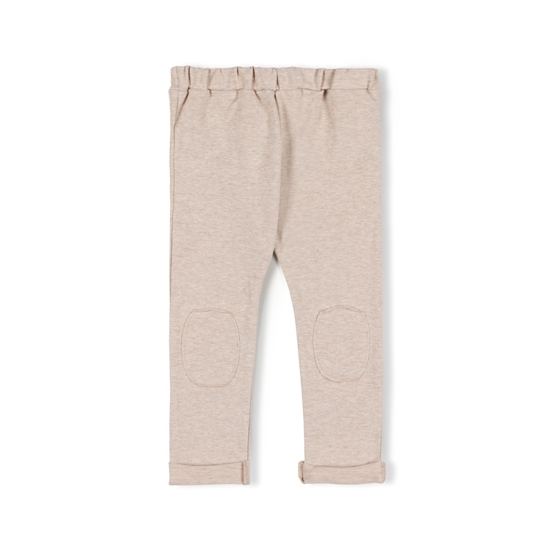 Patch Pants Beige