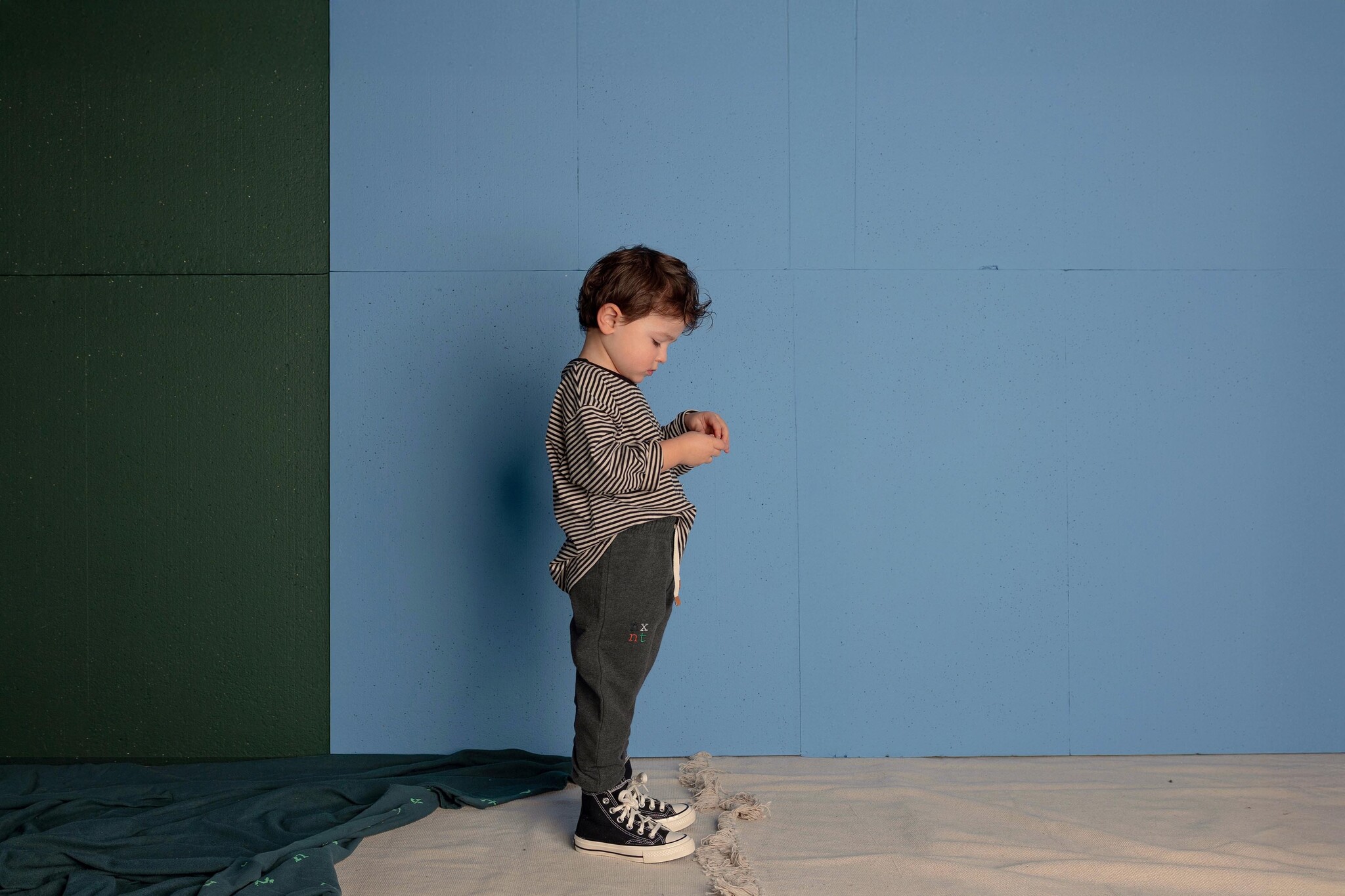 Drop Shirt Black Stripe