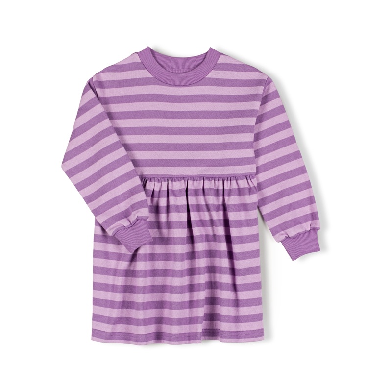 Fod Dress Purple Stripe