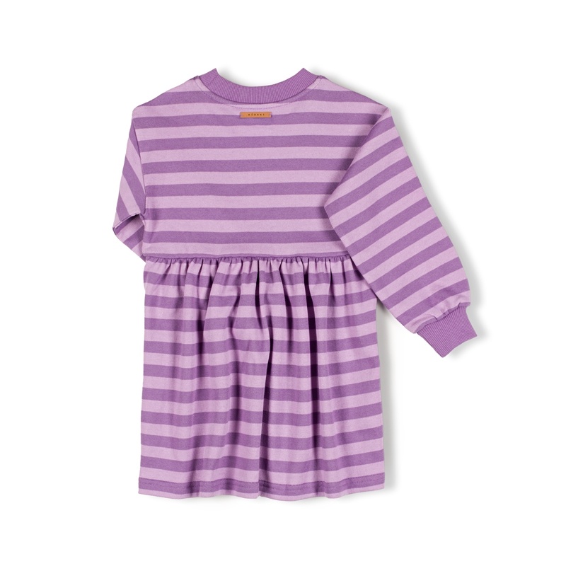 Fod Dress Purple Stripe