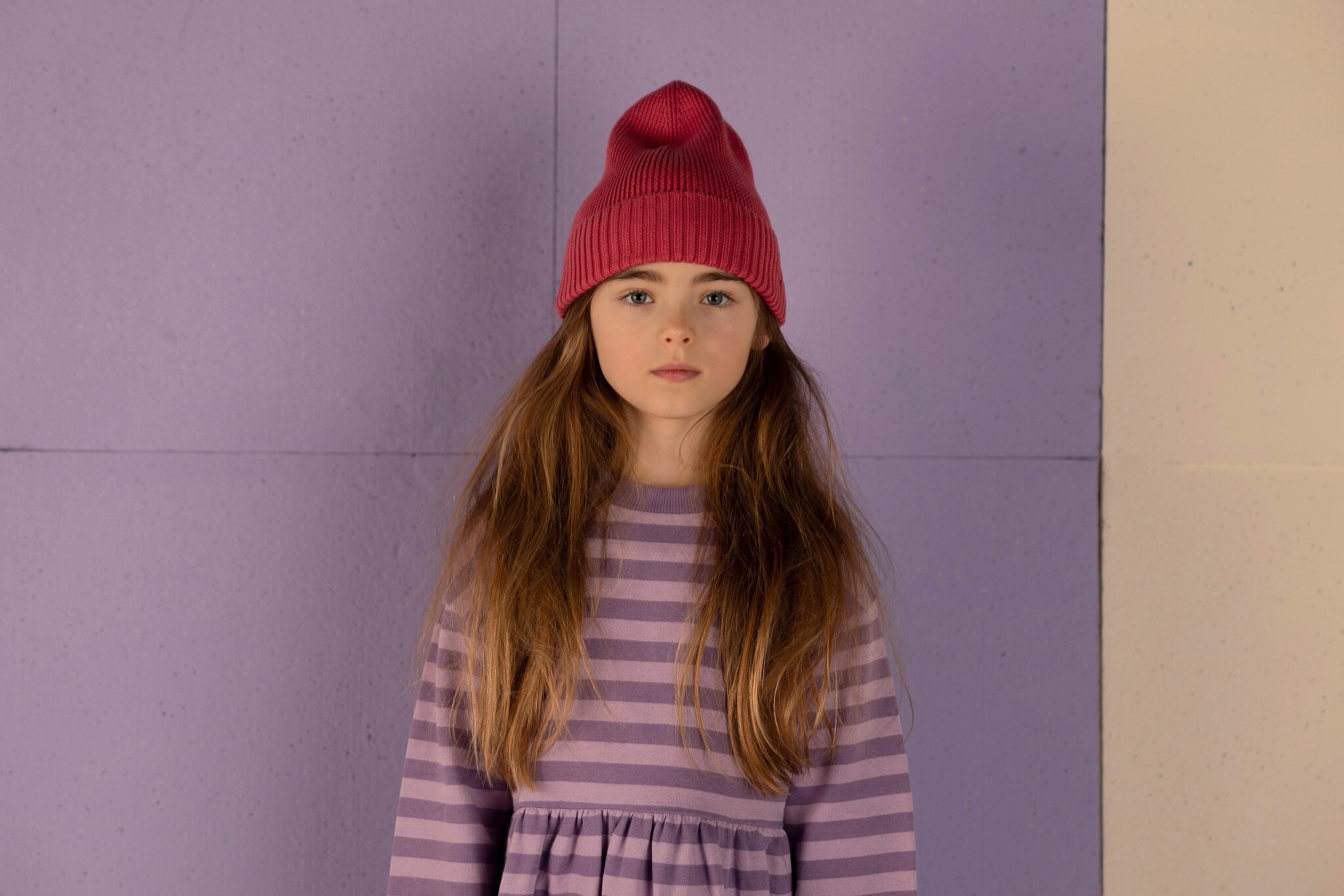 Fod Dress Purple Stripe