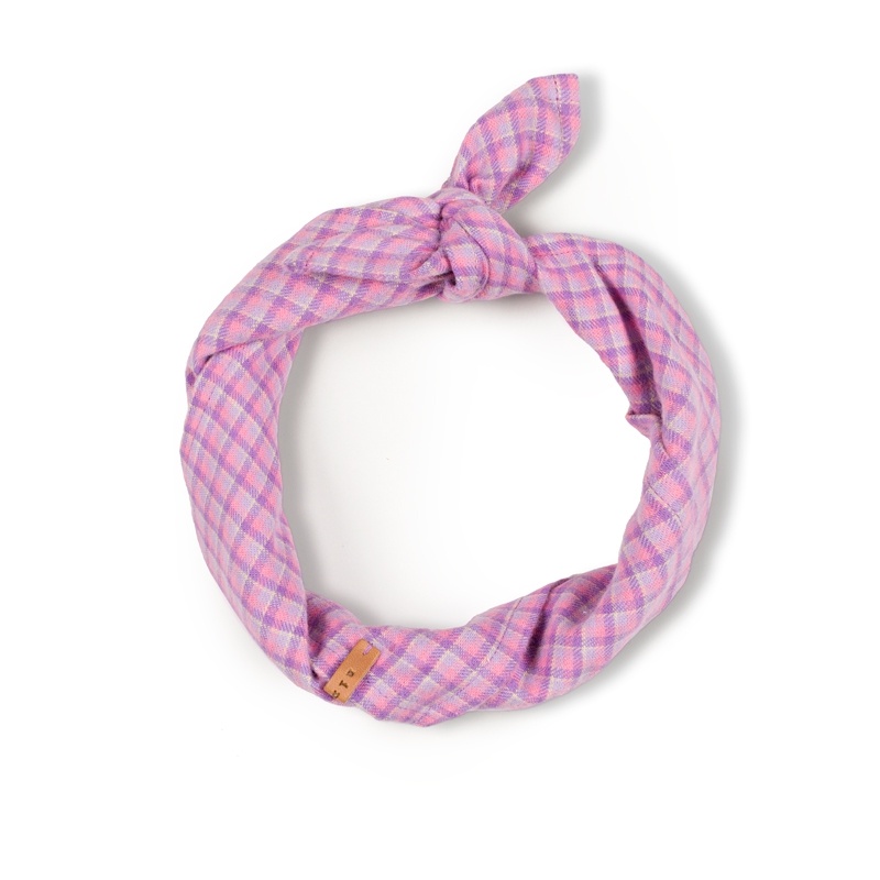 Bandana Lila Checkered