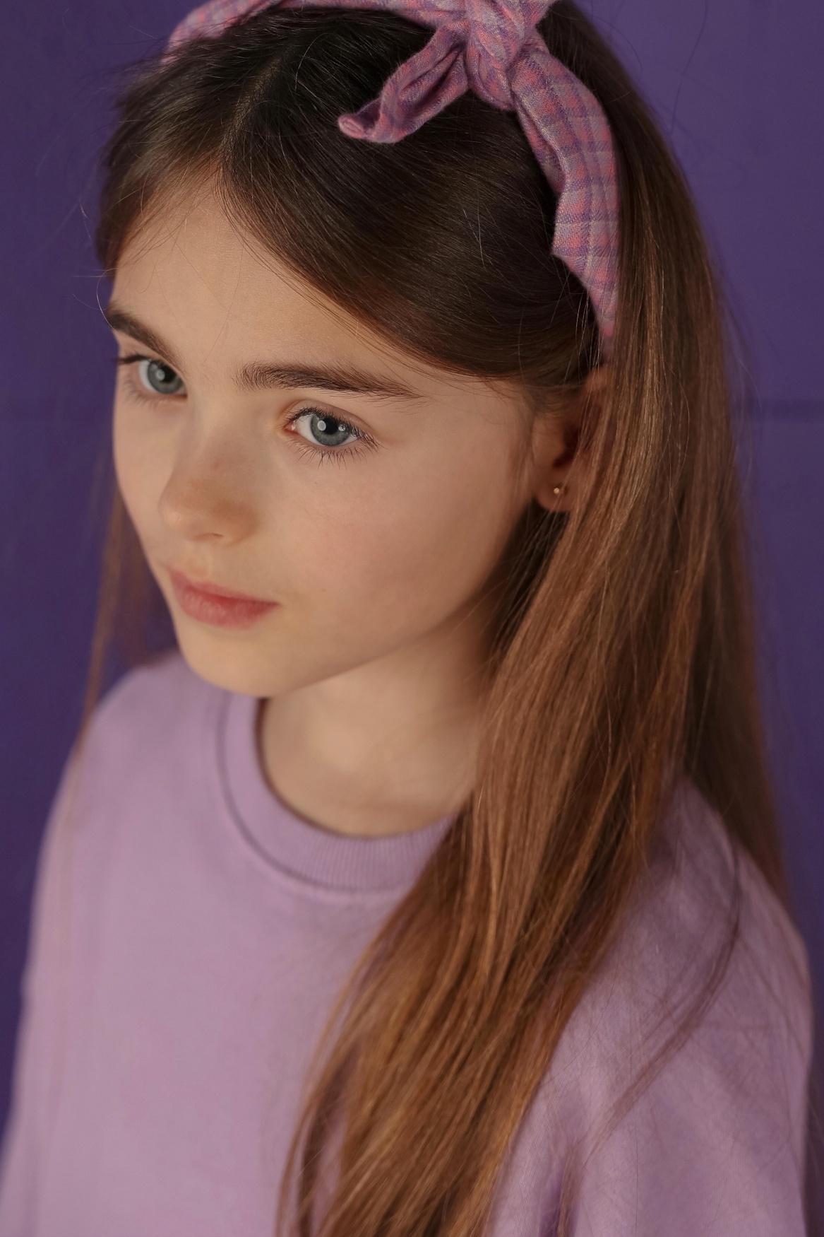 Bandana Lila Checkered