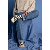 Checkered Socks Snow
