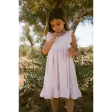 Danita Frill Linen Mauve Rose